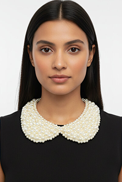 PETEK AKSESUAR Vintage Collar Necklace with Pearls