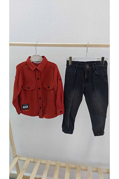 BİGÜMEX Set cămașă din catifea pentru băiat