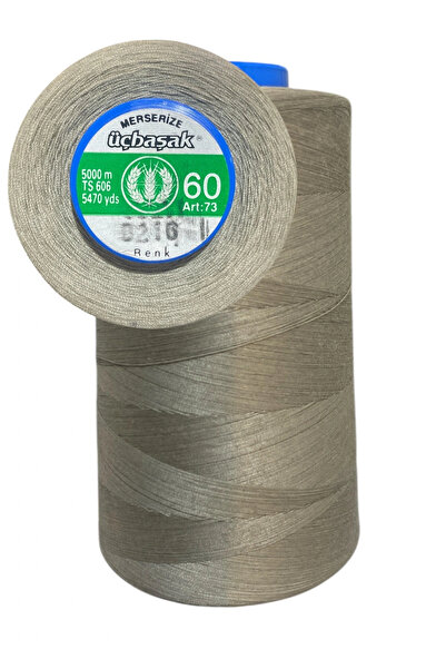 BİGÜMEX Ață de cusut Trefoil 60NO Ață de bumbac mercerizat 5000m 1 bucată