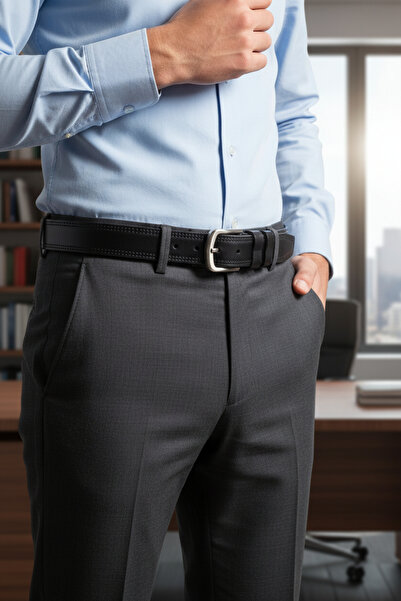 Kamalı Ανδρική ζώνη από γνήσιο δέρμα Classic