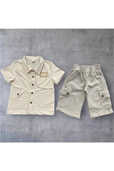 BİGÜMEX Boys' Summer Suit with Shorts
