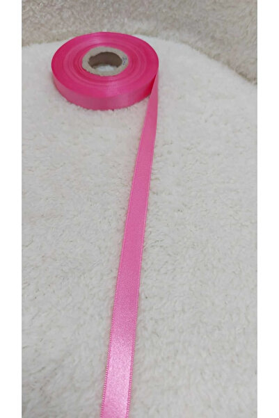 BİGÜMEX Panglică din satin roz de 1,5 cm - 30 de metri 1 minge