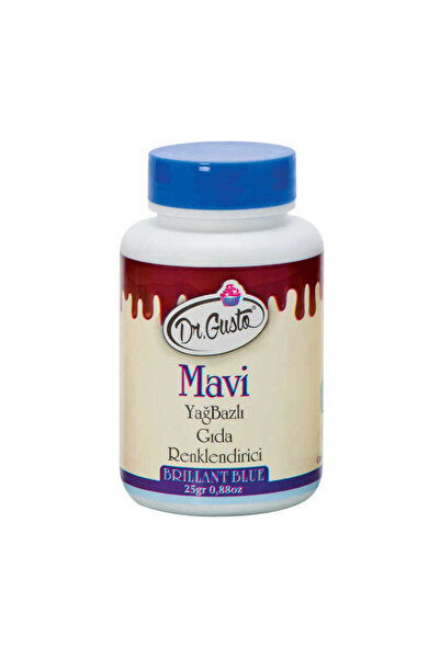 Dr. Gusto Gıda Boyası Yağ Bazlı Toz Mavi 25 gr