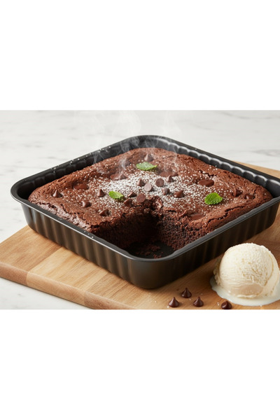Guardini Kara Kek Brownie Tavası & Tepsisi 24 cm 24x24x4,5 cm