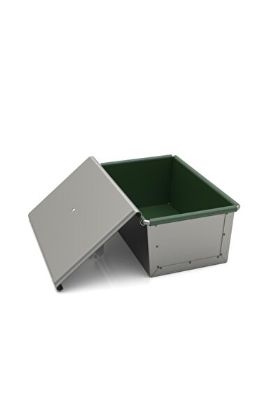 dinckitchen Glütensiz & Tost Ekmek Pişirme Kalıbı Teflon 8X10X16 CM