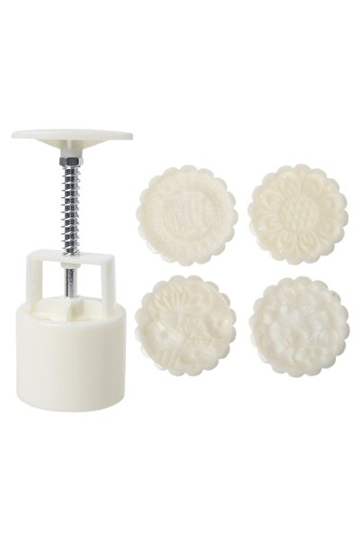 dinckitchen Basmalı Kopat 4 lü Beyaz  (XR-2053)