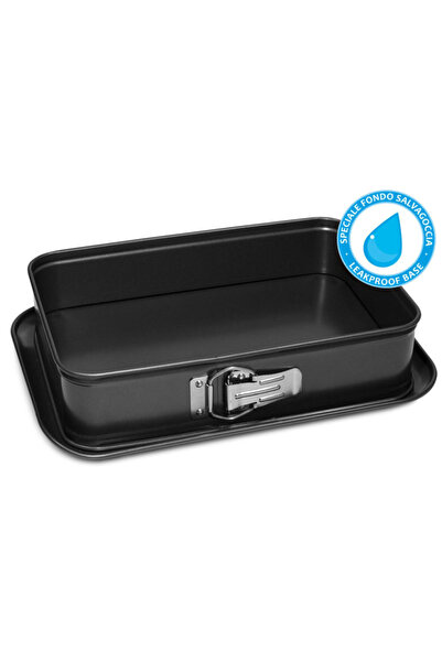 Genel Markalar Gardenia Çelik Kelepçeli Dikdörtgen Kek Kalıbı 28 cm