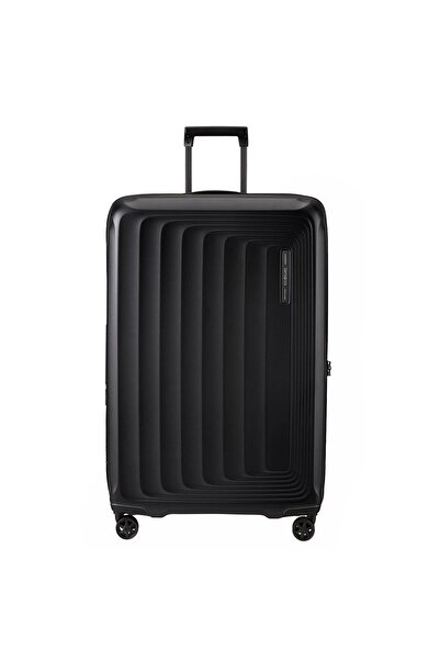Samsonite Siyah Spinner Nuon Körüklü 4 Tekerlekli 81 cm Büyük Boy Valiz