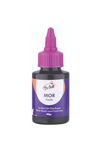 Dr. Gusto Likit Gıda Boyası Sıvı Bazlı Mor 60 Gr
