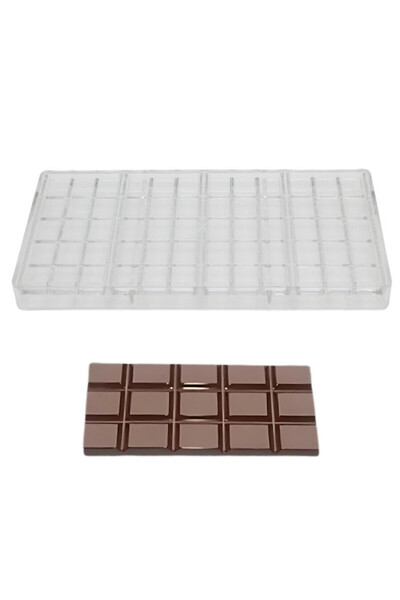 dinckitchen Tablet Çikolata Kalıbı Polikarbon polikarbon 13,5x27 cm