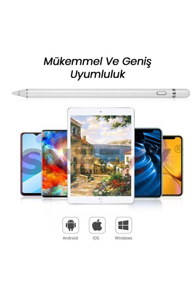 Sneezy Samsung Tab A8 T290 8.7 Inch Compatible Touch Tablet Pen Drawing and Design Staylus Pencil