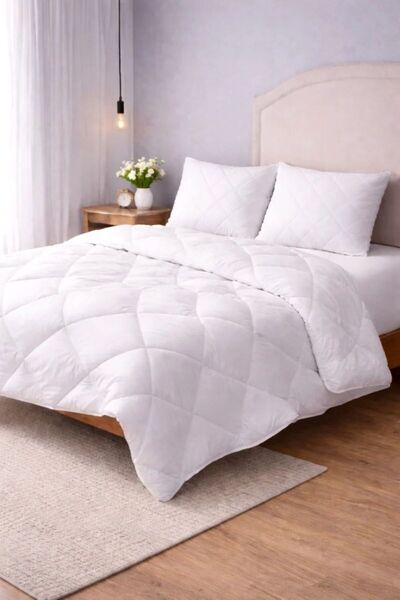 H Hotel Supplier Set Quilt 220x200 300g/sqm + 2 Pillows 50x70 quilted 800g/pc