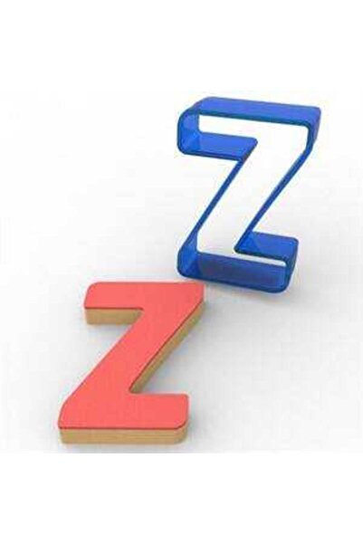 Generic Brand قالب كوكيز من البولي كربونات - حرف Z