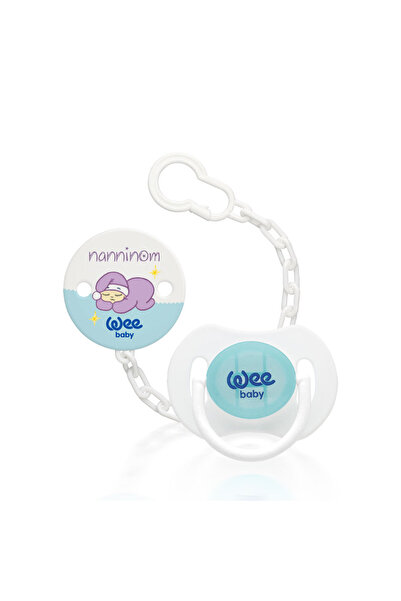 Wee Baby Nanninom Nighttime Pacifier and Pacifier Strap Set ​