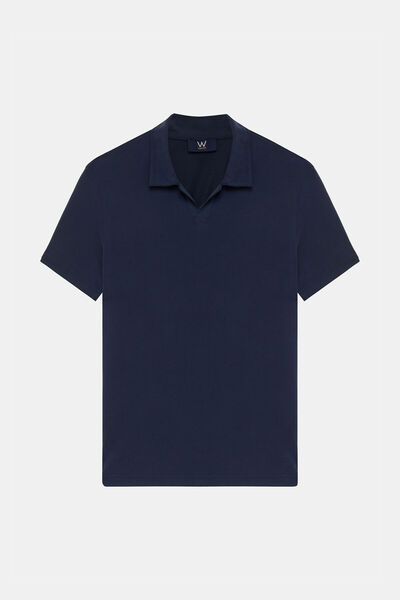 W Collection STANDART KALIP LACİVERT POLO YAKA T-SHİRT