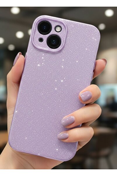 iPhone 14 Plus Case Premium Glitter Eye-catching Shock Absorbing Camera Protected Cotton Cover
