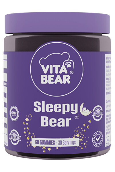 Vita Bear Sleepy Bear Uyku Düzenleyici 60 Gummy