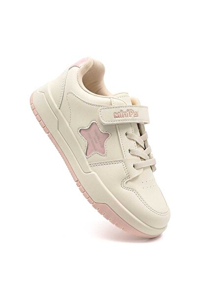 McDark Момичешки бежови ортопедични спортни обувки с връзки