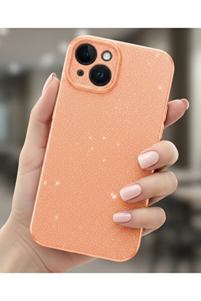 halkhouse iPhone 13 Kılıf Premium Simli Göz Alıcı Darbe Emici Kamera Korumalı...