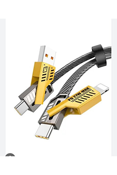 peltech PL 8933 4 İN 1 KABLO USB TYPE C İPHONE MİCRO 4LÜ ÇOKLU KABLO