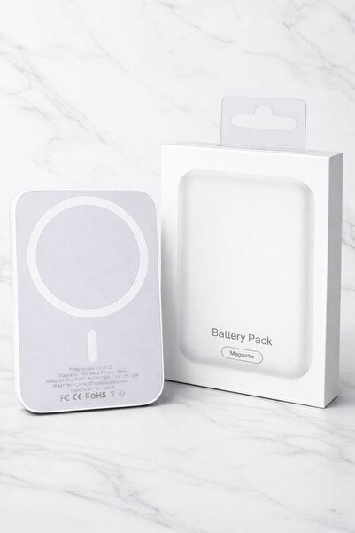 CANTEX TECH Iphone 10000 Mah Magsafe Battery Pack Powerbank Kablosuz Şarj Ios...