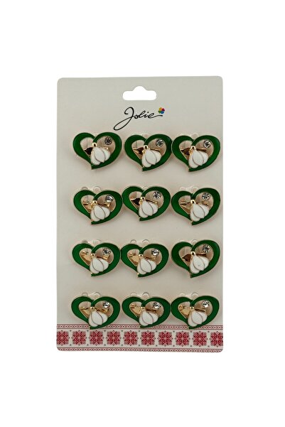 Flippy Set 12 Brose Martisor Primavara Ghiocel in Inima