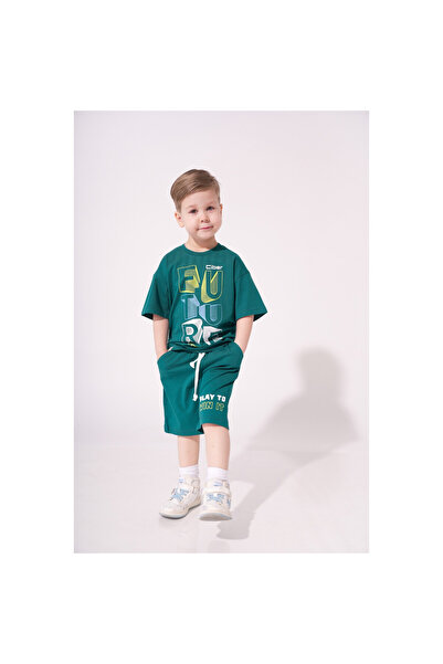 Mod Kids Set Băiețel T-Shirt Și Pantaloni Scurți, Modă Kids, Mărime: 110, 100...