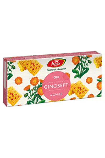 Fares Ovule vaginale Ginosept cremă solidă, 6 supozitoare unidoză