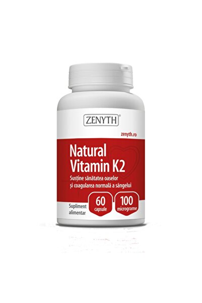 Zenyth Pharmaceuticals Supliment alimentar Vitamina K2, Zenyth, 60 capsule
