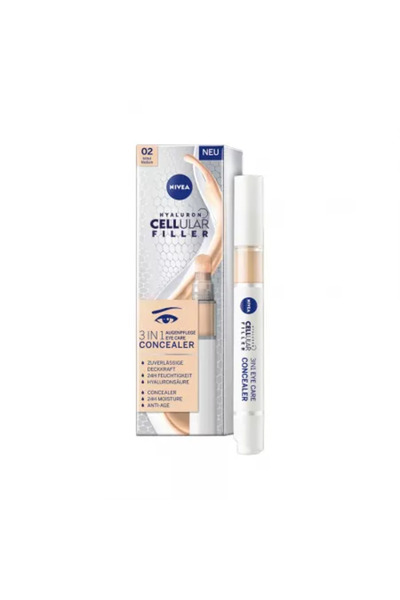 NIVEA Concealer pentru ochi Nivea Hyaluron Cellular Filler 3IN1 Medium 4ml