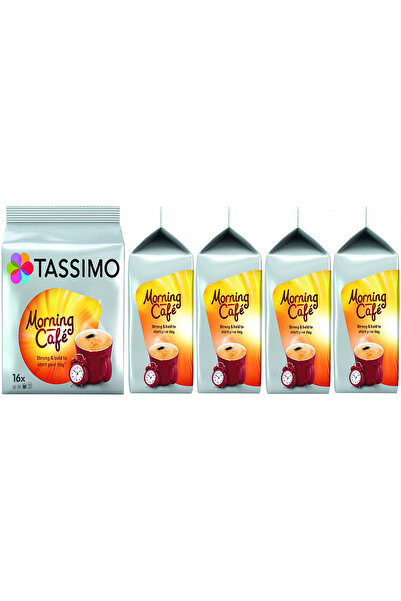 tassimo Set 5 capsule de cafea Morning Caf, 80 de băuturi x 215 ml, 80 de cap...