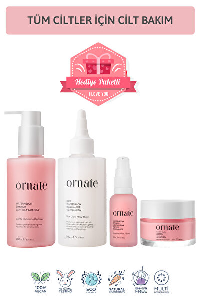 ORNATE Tüm Ciltler için Nemlendirici Peptit Hyaluronik Asit, Niacinamide içer...