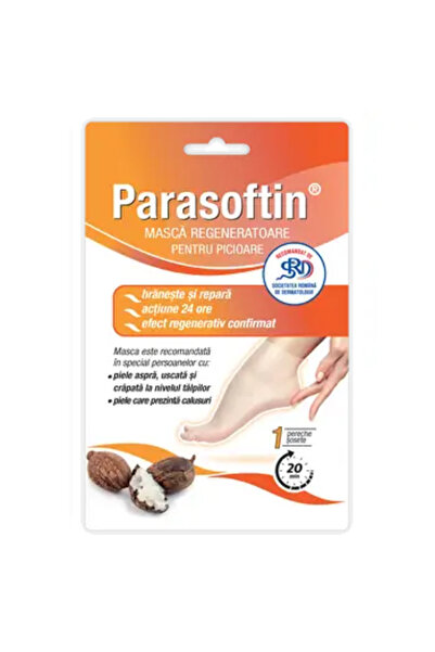 Zdrovit Mască regeneratoare pentru picioare Parasoftin -