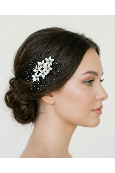 gelinmz Flori strălucitoare: pieptene modern pentru păr