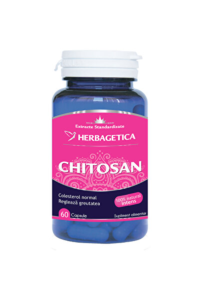herbagetica Chitosan, 60 capsule,