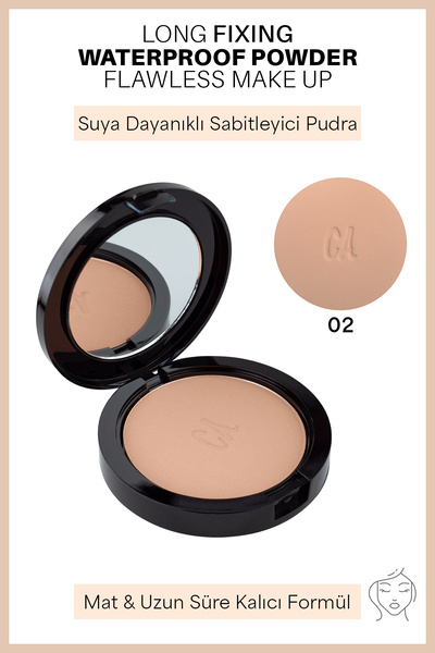 Catherine Arley Suya Dayanıklı Pudra - Long Fixing Waterproof Powder Flawless...