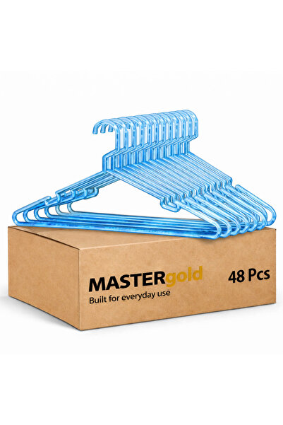 mastergold Crystal clothes hanger, 40 cm long, quantity 48