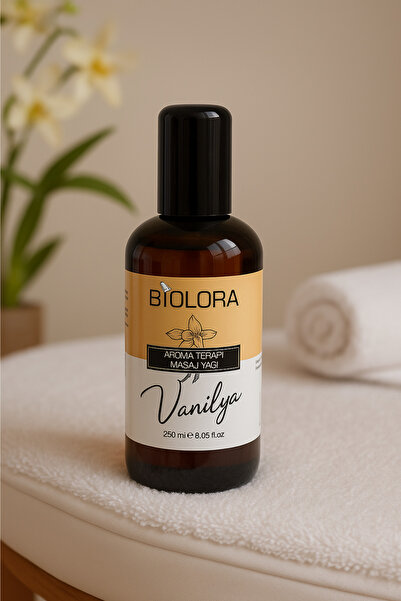 Biolora Vanilya Aromaterapi Vücut Masaj & Spa Yağı 250ml.