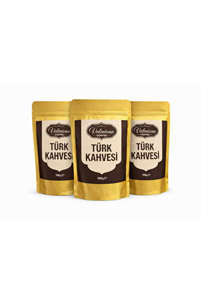 Valmiona Turkish Coffee 3X100G Advantageous Package – Traditional Flavor