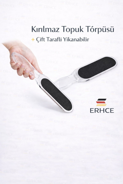ERHCE Topuk Törpüsü Yıkanabilir Çift Taraflı Nasır ölü deri çatlak ponza