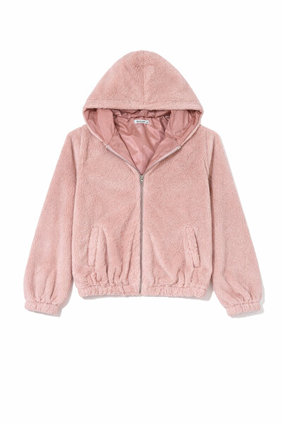 MegaLifeVision Powder Pink Full Zip Lined Teddy Jacket