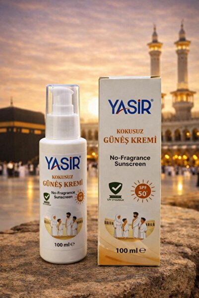 Yasir واقي شمسي بدون رائحة للحج والعمرة...كريم واقي من الشمس بدون رائحة...