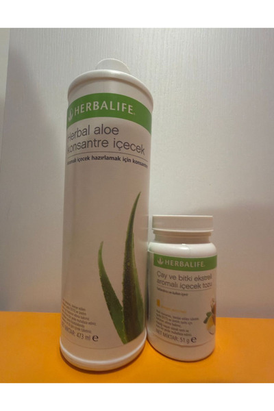 Herbalife Süper Paket herbal Aloe Içecek 473 Ml. Bitkisel Konsantre Çay 50 Gram