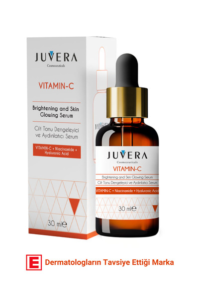 JUVERA Cosmeceuticals Vitamin C Cilt Tonu Dengeleyici ve Aydınlatıcı Serum 30 ml