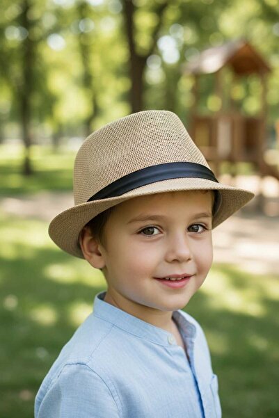 Aware Time قبعة جاكسون كاوبوي فيدورا للأطفال من عمر 3 إلى 6 سنوات للجنسين