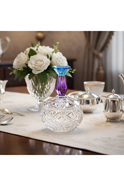 i love home glass Kristal Love Dekoratif Şekerlik