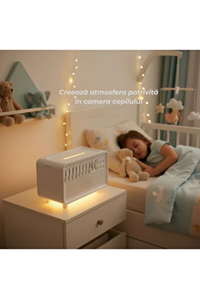 OEM Dispozitiv multifuncțional cu sunete albe, difuzor de aromaterapie cu ule...