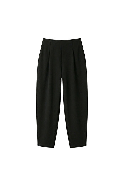 ECOTİQUE Γυναικείο παντελόνι με ελαστική μέση, ψηλόμεσο, full lycra, φαρδύ, σ...