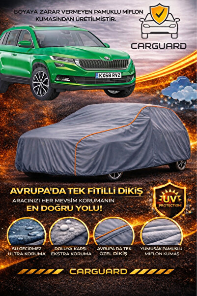 CarGuard غطاء خيمة السيارة الفاخر من ماركة سكودا يتي مع مادة الميفلون