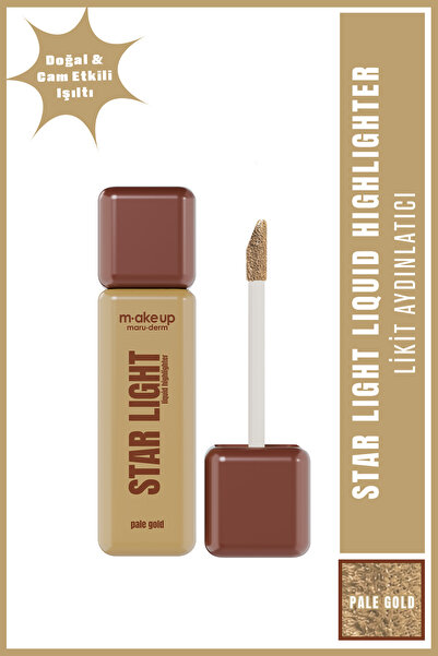 Maru.Derm m.ake up maruderm Islak Bitişli Likit Aydınlatıcı – Liquid Highligh...